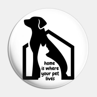 home is where your pet lives Pin