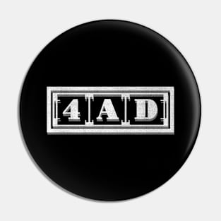 indie rock 4AD Pin