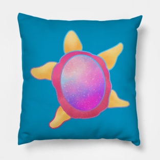 Pride Flag Space Turtle Pansexual Flag Pillow