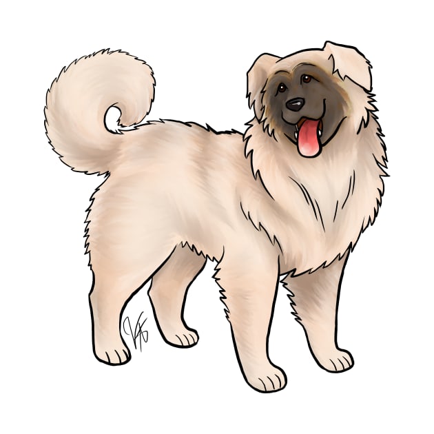 Dog - Leonberger - Cream by Jen's Dogs Custom Gifts and Designs