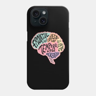 Anatomical brain Phone Case