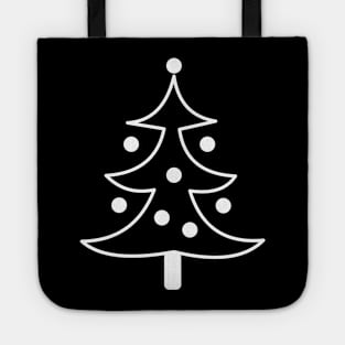 Merry Christmas tree balls Tote