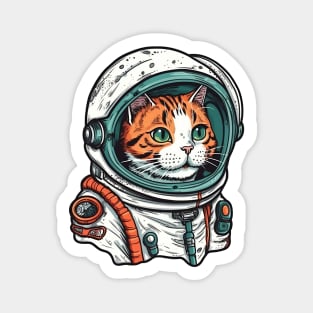 Astronaut cat Magnet