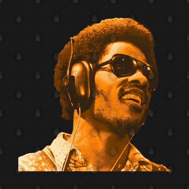 Younger Stevie Wonder Jazz Orange by OliverIsis33