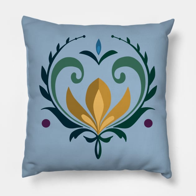 Crocus of Arendelle Pillow by FallenAngel166