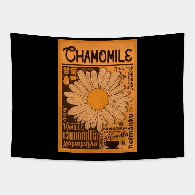 Vintage International Chamomile Tapestry by CTShirts