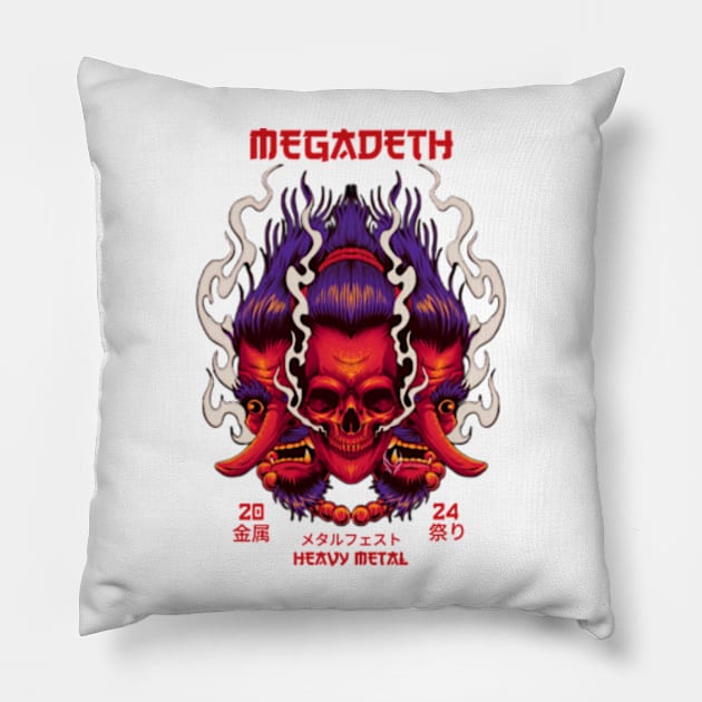 megadeth Pillow by enigma e.o