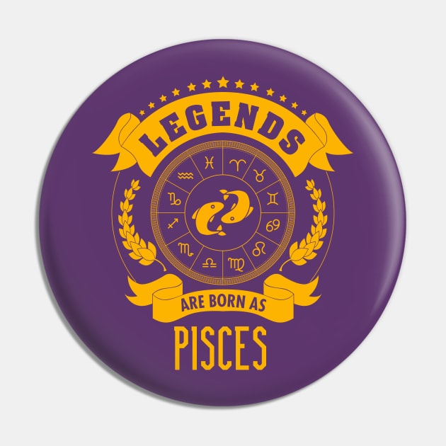 Legends are bor as pisces Pin by gastaocared