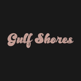 Gulf Shores Vintage Font Summer of Love Vintage Items T-Shirt