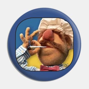 Funny Vert Der Ferk - The Swedish Chef Retro - Weed Pin