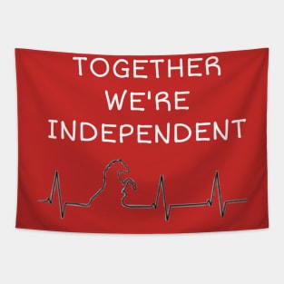 Together We're Independent - Horse Tapestry