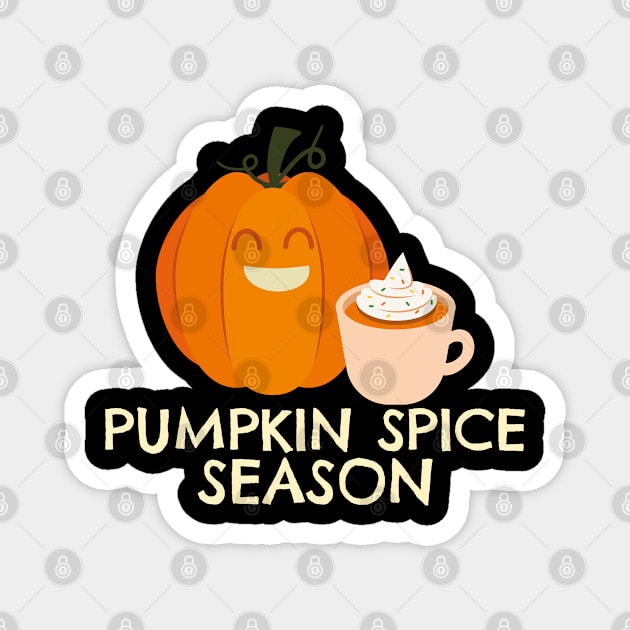 Happy Thanksgiving Pumpkin Pie Pumpkin Spice Season Magnet by TayaDesign