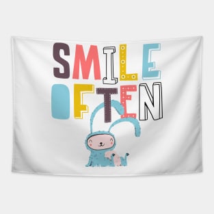 Smile often Tapestry