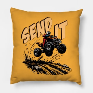 Send It on a Quad Bike Pillow