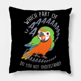 Catalina Macaw Parrot Aaaa Pillow