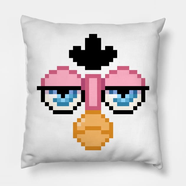 Pixel furby Pillow by kasumiblu