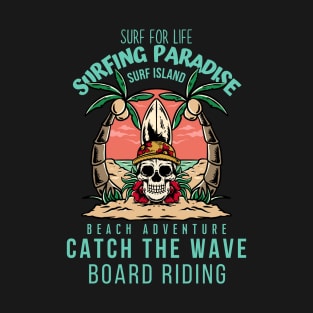 Surfing Paradise Island T-Shirt