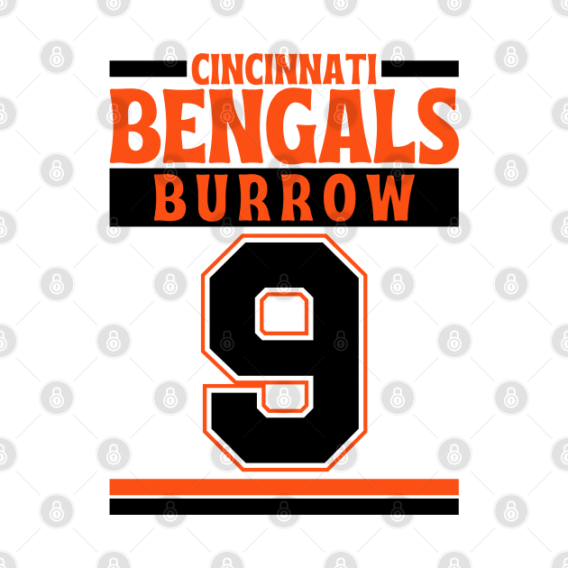 Cincinnati Bengals Joe Burrow 9 Edition 3 by Astronaut.co