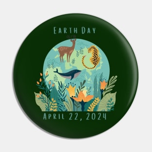 Earth Day April 22 Pin