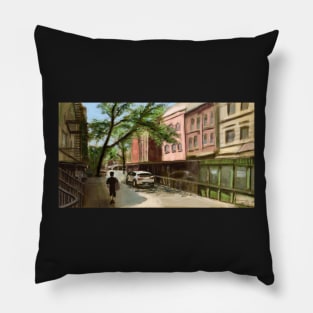 East Village, NYC Pillow