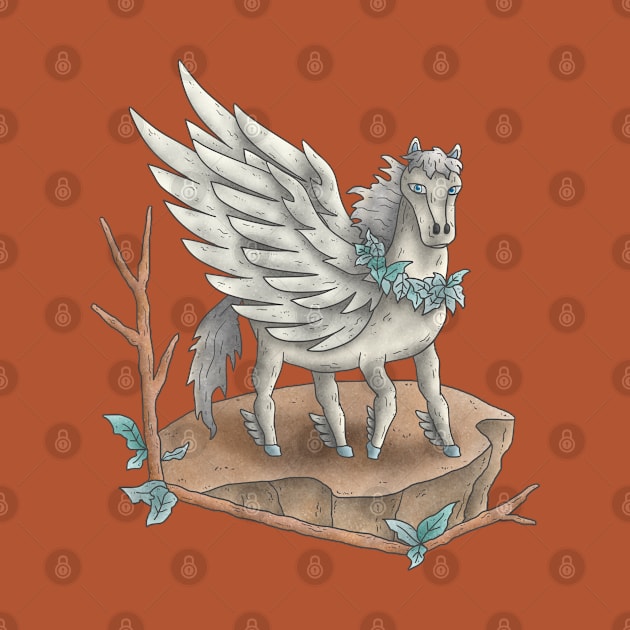 Flying horse (Pegasus) by CleanRain3675