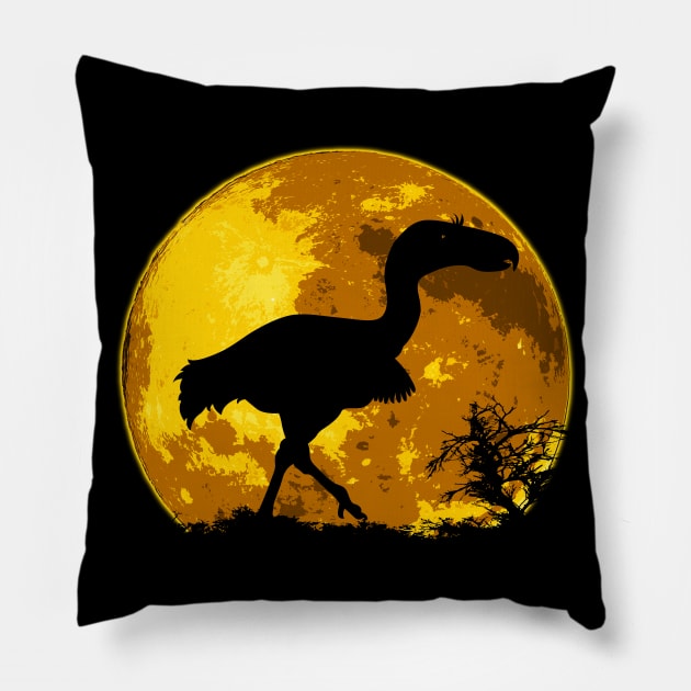 Lonely Bird Pillow by nickbeta