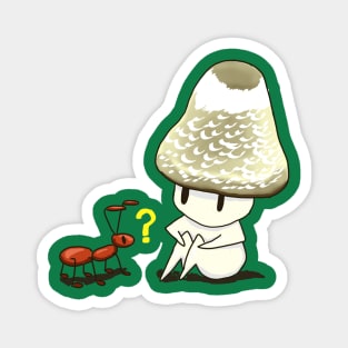 Mushroom Garden Sprite Magnet