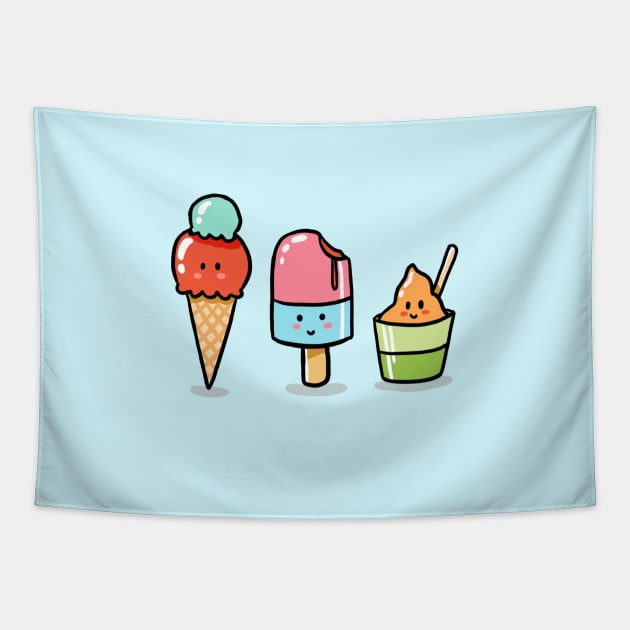 Ice creams Tapestry by Dilectum