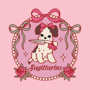 sagittarius spring puppy dog T-Shirt