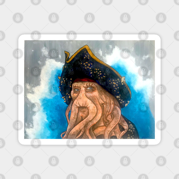 Pirates Life Davy Jones Pirates Magnet Teepublic De