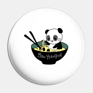 Miso Hungry Panda Pin