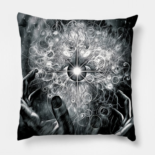 Prayer's Hands Pillow by rolffimages