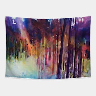 Flashes of light in the forest Tapestry