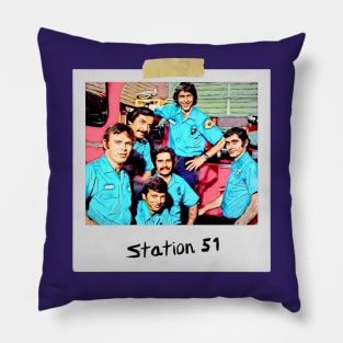 Firehouse Station 51 Emergency TV Show Pillow