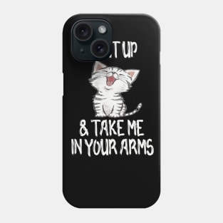 angry cat t-shirt Phone Case