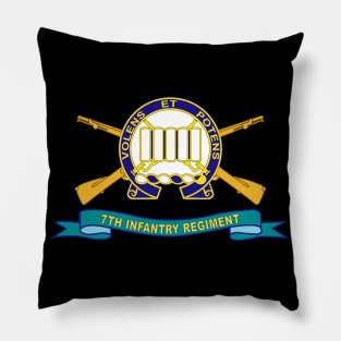 7th Infantry Regiment w Br - Ribbon X 300 Pillow