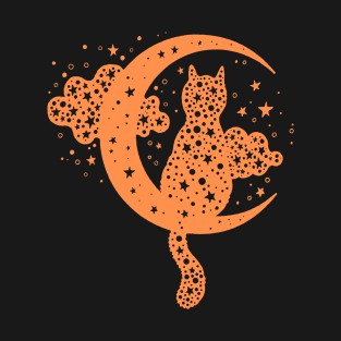 Cat and Moon T-Shirt