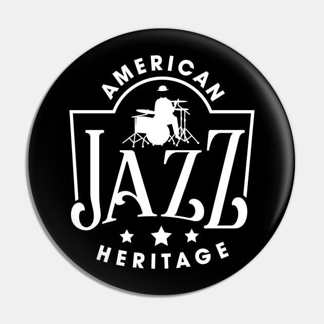 Vintage Jazz Club Design Pin by jazzworldquest