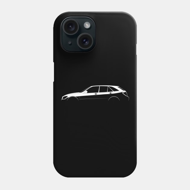 Lexus IS 300 Sportcross (XE10) Silhouette Phone Case by Car-Silhouettes