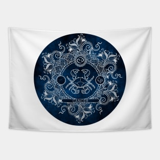 Zodiac - Ice - Cancer Tapestry