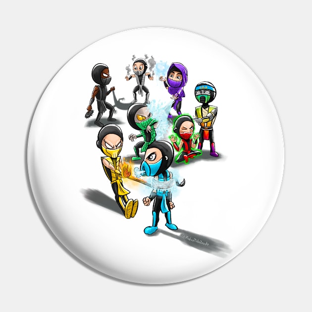 MK Ninjas Pin by Robertilustrado