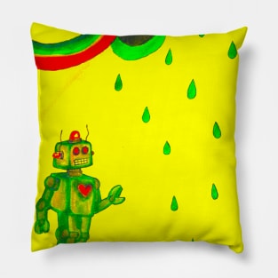 Upside Down Rainbows Pillow