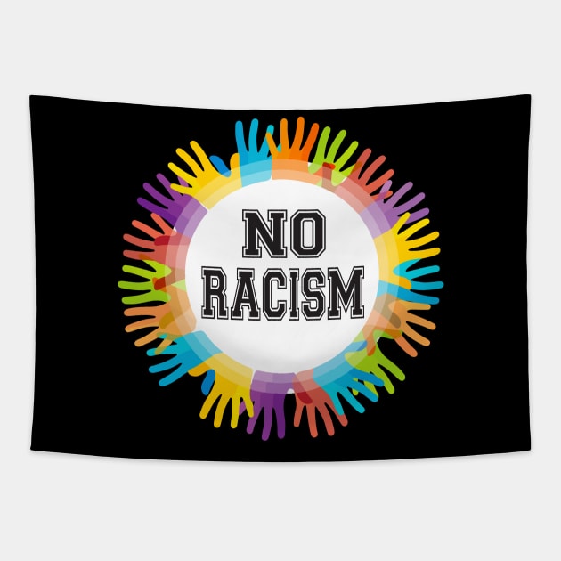 Make racism wrong again Tapestry by Work Memes
