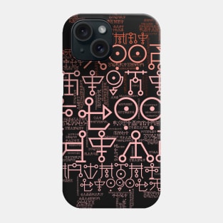 Abstract Word Cloud (8) Phone Case