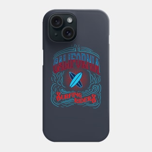 Vintage California Surfing Riders Phone Case