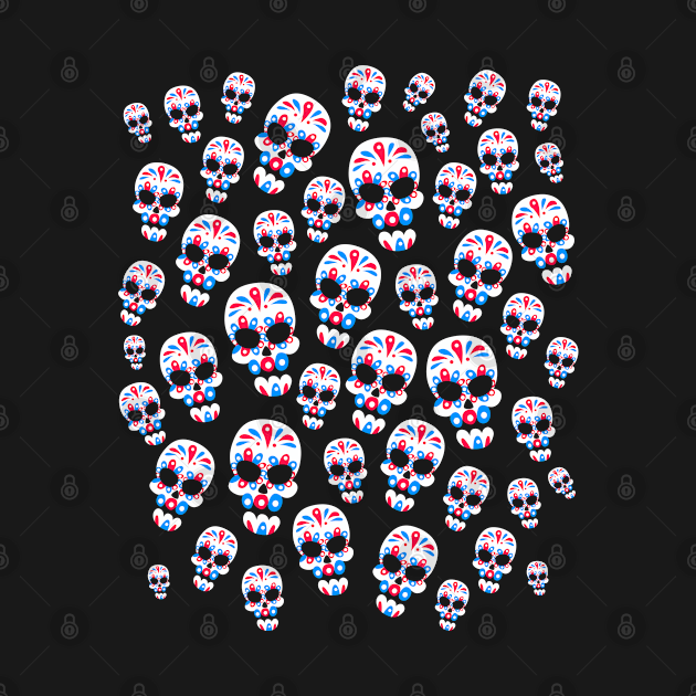 Sugar Skulls Pattern by albertocubatas