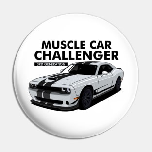 3rd Generation Challenger Muscle Car Pin