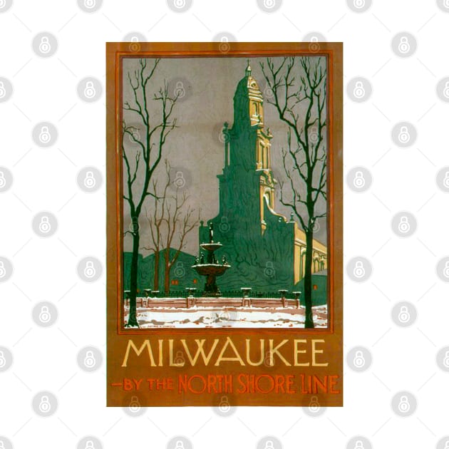 Milwaukee - Vintage Travel Poster by Culturio