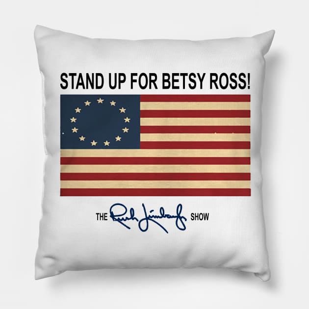 Stand up for Betsy Ross Pillow by JayaUmar329