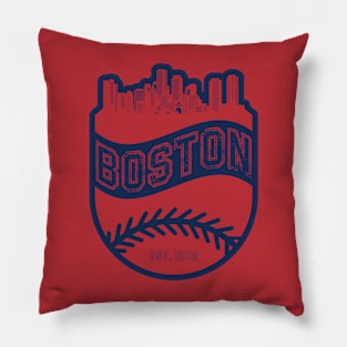 Boston Baseball Pillow